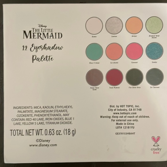 Disney’s The Little Mermaid Eyeshadow Pallette - Picture 3 of 4